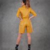 Zoef Leather Jumpsuit Mia Yellow